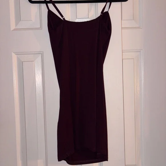 Edikted Cowl neck Mini Dress- Plum - Picture 4 of 4